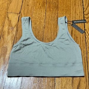 SKIMS STRETCH RIB SCOOP BRALETTE